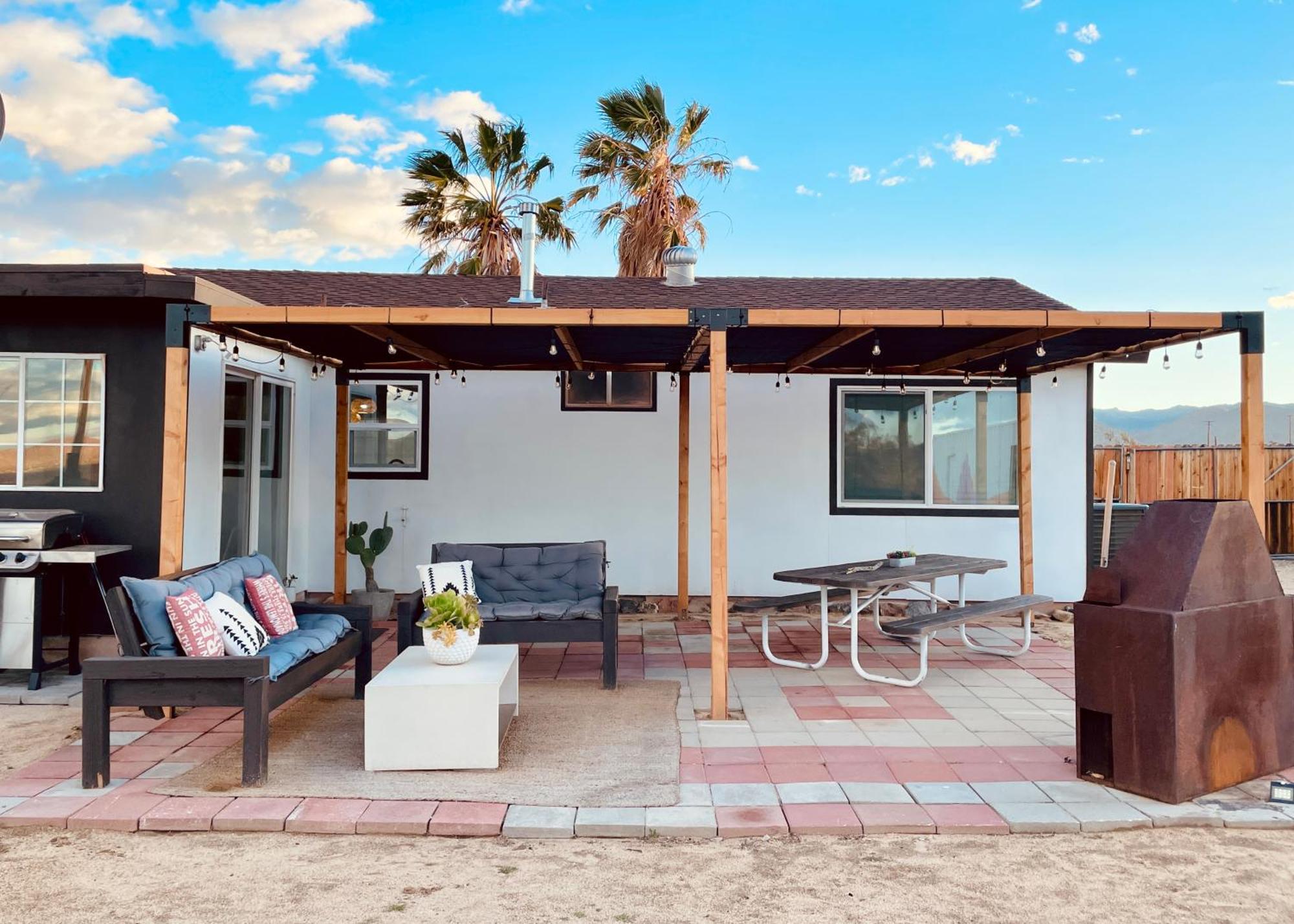 Twin Palms Desert Getaway - Jacuzzi, Fire Pit, Meditation Room & More Joshua Tree Buitenkant foto