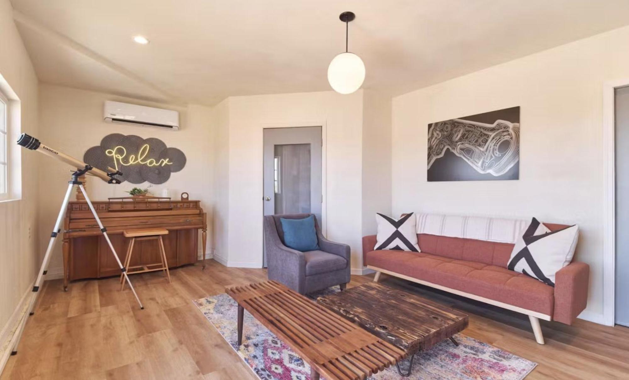 Twin Palms Desert Getaway - Jacuzzi, Fire Pit, Meditation Room & More Joshua Tree Buitenkant foto