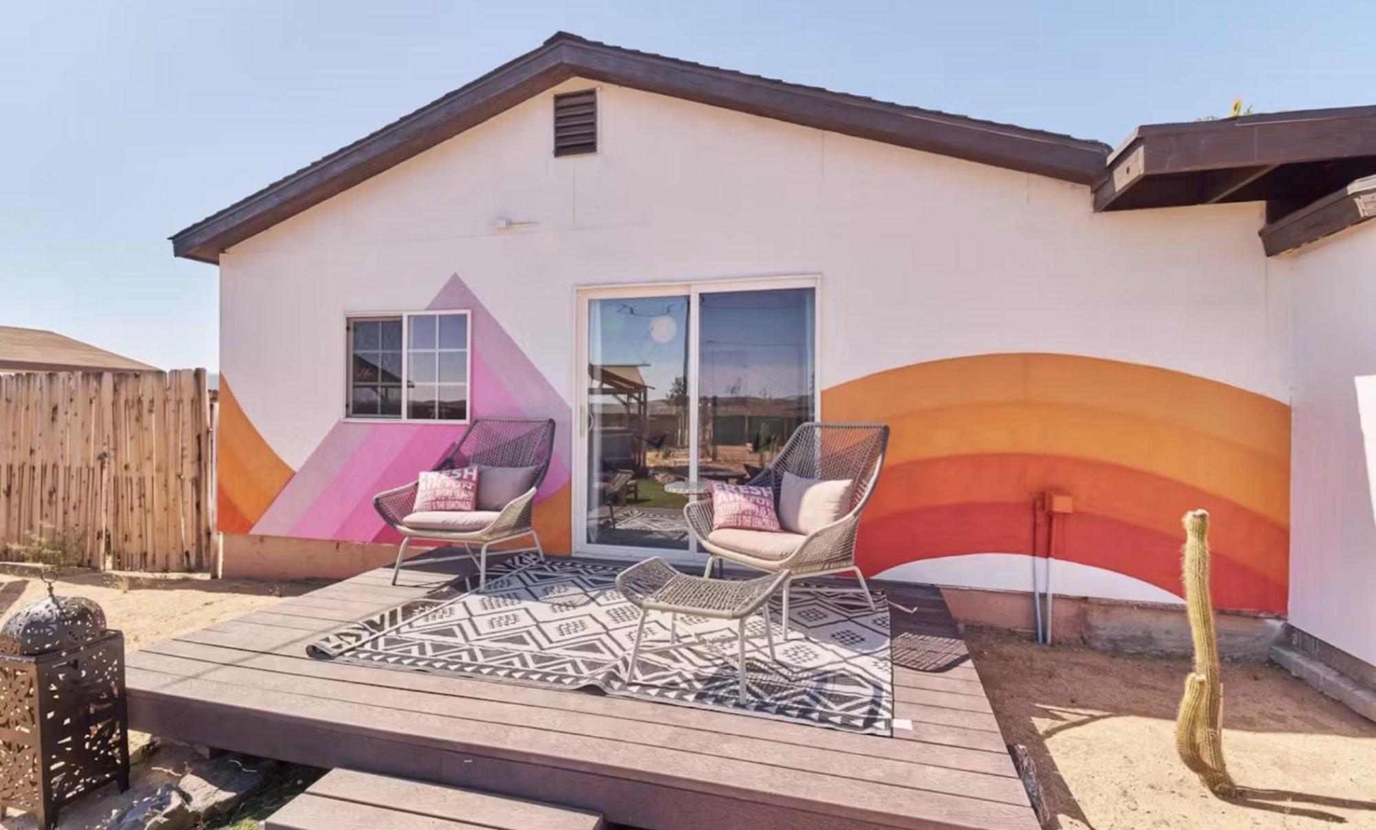 Twin Palms Desert Getaway - Jacuzzi, Fire Pit, Meditation Room & More Joshua Tree Buitenkant foto