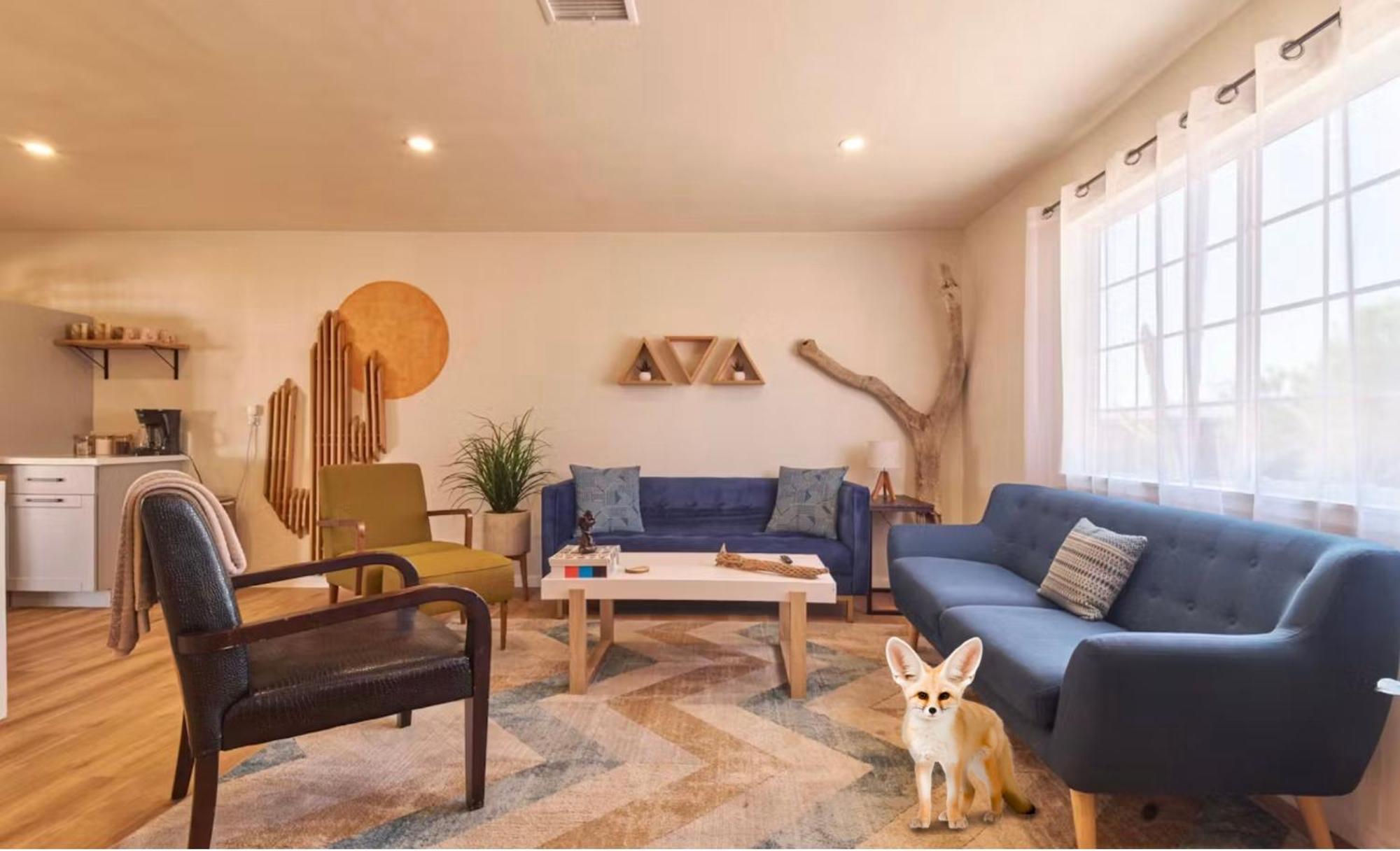 Twin Palms Desert Getaway - Jacuzzi, Fire Pit, Meditation Room & More Joshua Tree Buitenkant foto